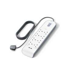 Belkin Extension Lead with USB Slots x 2 24 A Shared 8 Way8 Plug Extension