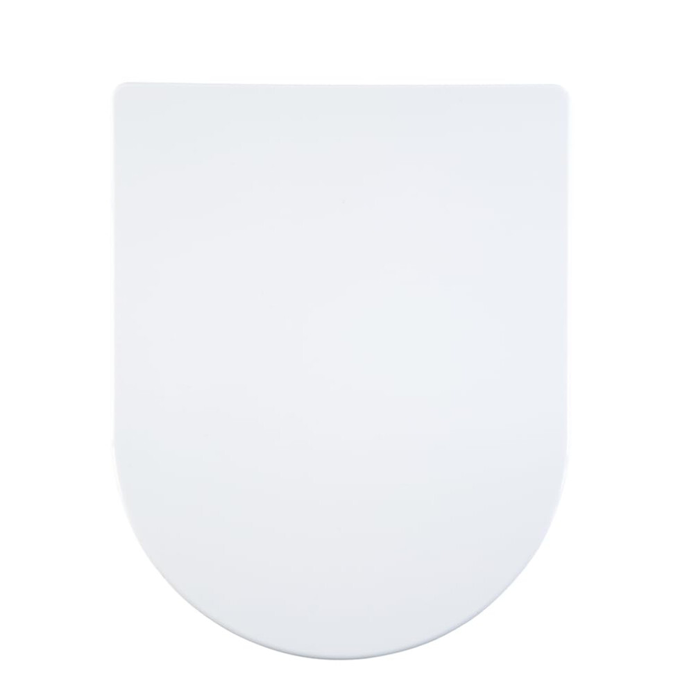 Aqualona Premium Thermoplastic Toilet Seat Soft Close Hardwearing Seat Wit 7034994988221