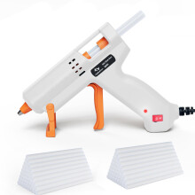 Tilswall Hot Glue Gun Kit, 50W Fast Preheating Mini Melt Gun with 75pcs Glue Sticks(130mm x 7mm),Perfect for Crafting, DIY, Art, Sealing