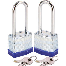 SEPOX 2Pack Heavy Duty Padlock Keyed Alike 40MM Laminated Steel Lock Body