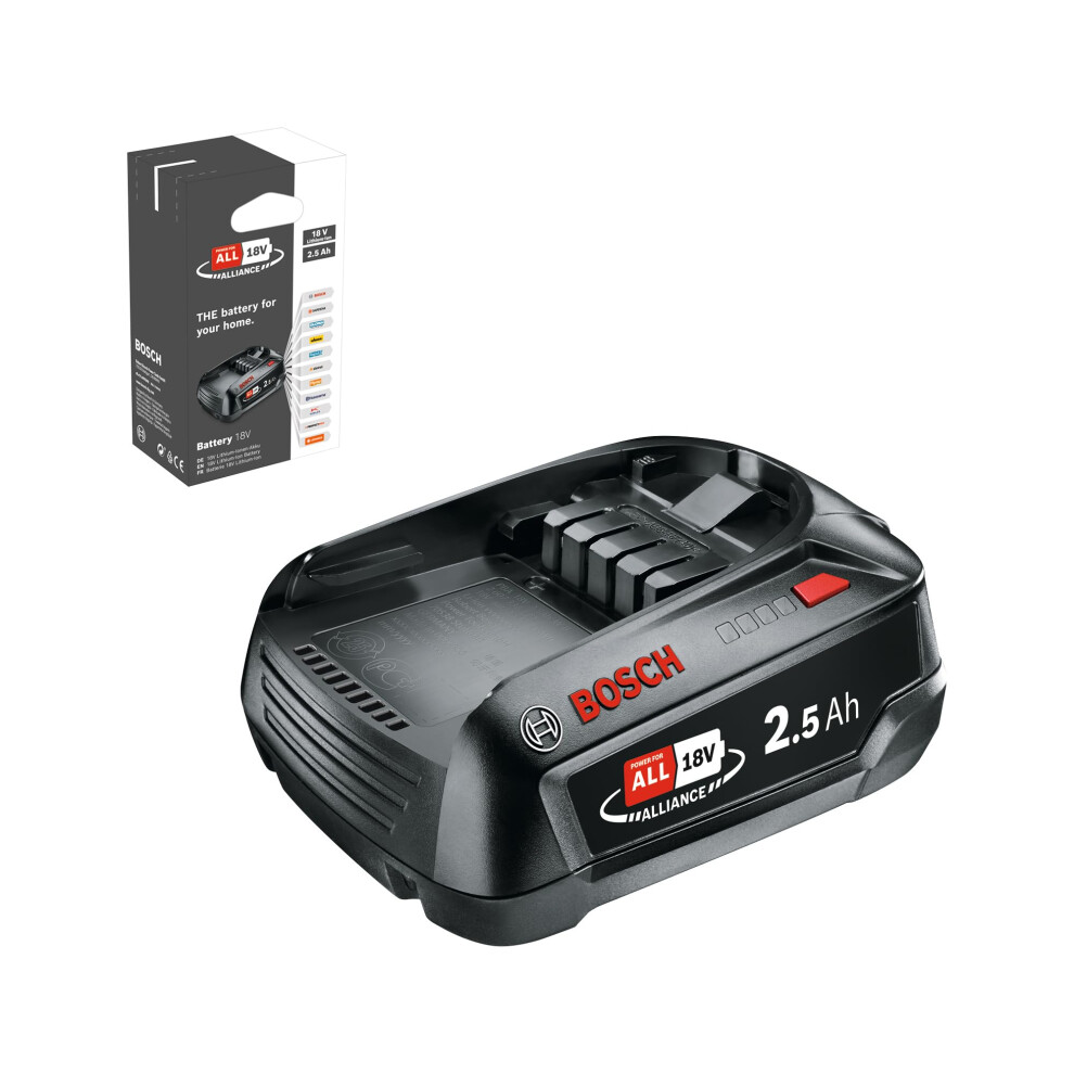 Bosch Battery Pack Pba 18V Battery 25 Ah Wb 18 Volt System In Carton Packag