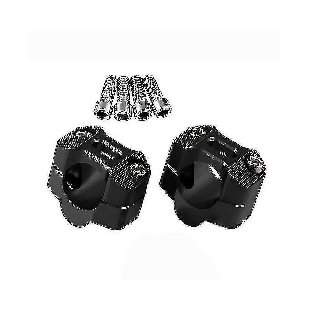 2* 22-28Mm Motorcycle Handlebar Riser Adapter For Fat Bar Mount Clamps - Excellent Quality 9152359430852