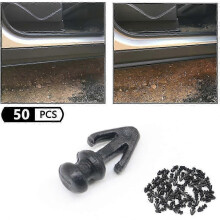 50pcs Car Door Seal Sill Sealing Strip Clips Lower Weatherstrip Auto Fastener Rivet Clip F55 For Ford Mondeo Mk2 Mk3 Mk4 1042065