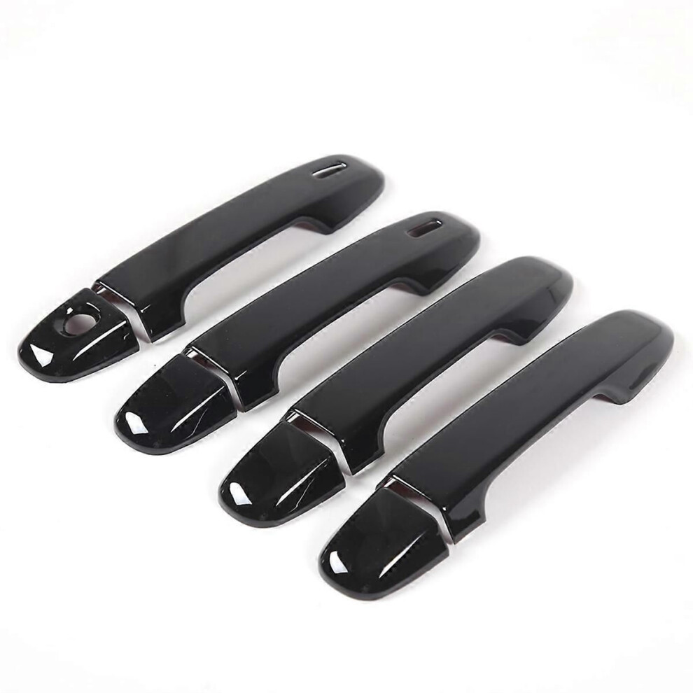 For Car Exterior Door Handle Cover, Glossy Black 9152359431194