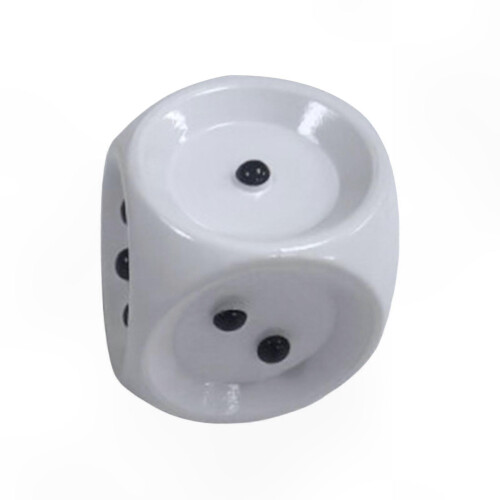 Compact Tactile Dice with Raised Pips for Visually Impaired Gamers 2