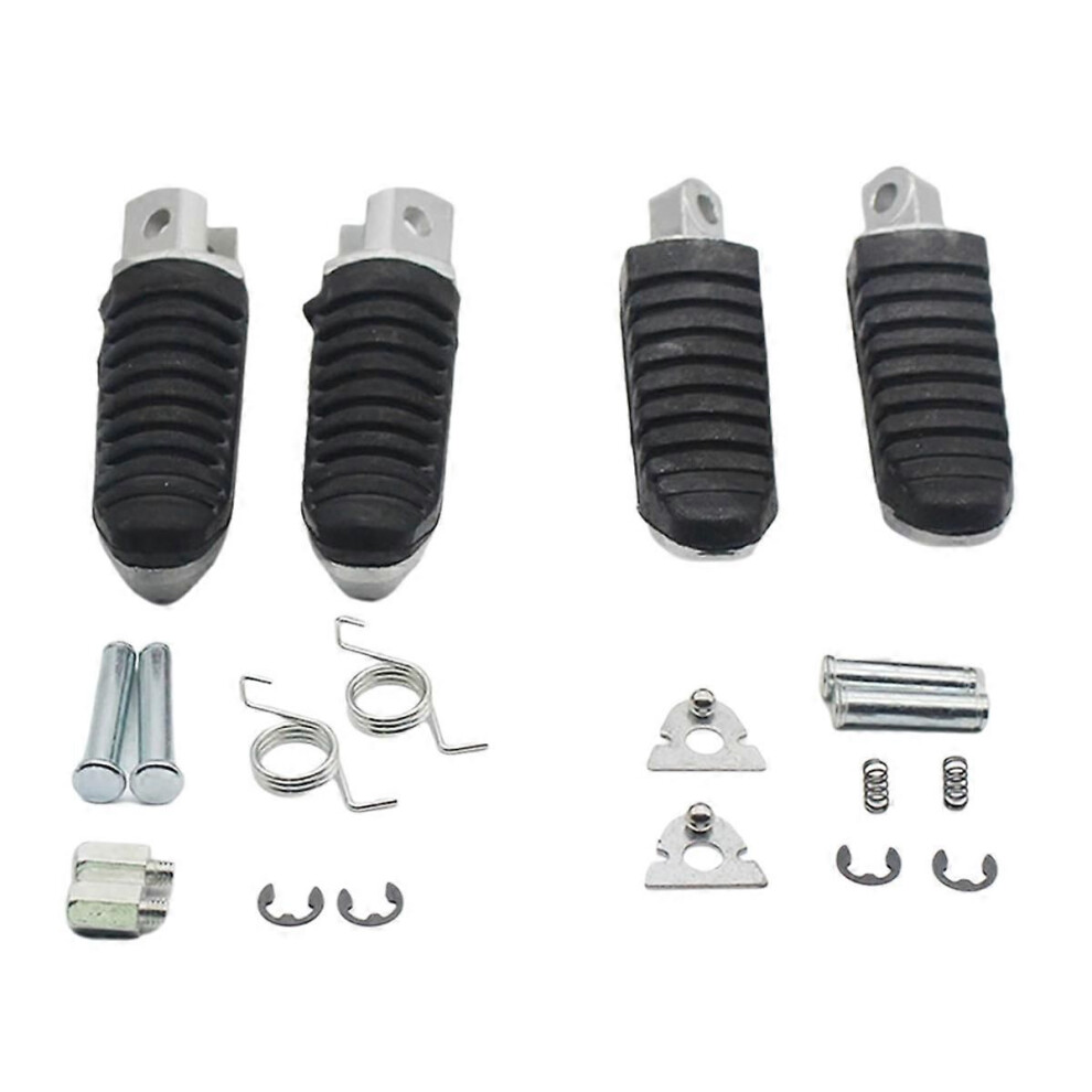 Motorcycle Front Rear Footrests Rest Pedal For Gsx1300r 2008-2011 Gsr600 Gsx1400 Sv650 9152359441278