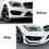 For CLA Class C117 Line 2013-2015 Front Bumper Lip Splitter Spoiler Diffuser Cover Trim 1