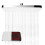 Hibbent Self-Cleaning Rainfall Shower Heads, 12 * 8 Inch, White Panel 1