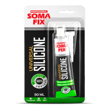 Silicone Sealant - Flexible Silicone Tube for Wood, Parquet, Bathroom, Sink, Windows - Multi-Purpose, Waterproof (Black, 50ml)