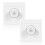 2Pcs Ceiling Fan Stepless Speed Governor Mounted Fan Speed Switch 2