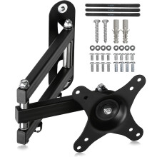 Suptek TV Wall Bracket Mount Swivel and Tilt for Most 15"-32" LED, LCD, OLED Flat Screen TVs and Monitors with VESA 75x75-100x100mm up to 13kg Full M