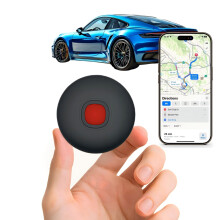 Car GPS Tracker No Subscription, Vehicle Tracker for Cars with Global Coverage, Hidden Car Tracking Device, Works with iOS & Android, No Monthly Fee,