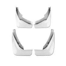 Car Accessories 4Pcs/Set Wheel White Fenders Fit for XC60 2018-2023 Front, Rear Protection Wheel Mudguards