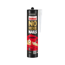 Unibond No More Nails Original Heavy Duty Mounting Adhesive Glue 280ml Cartridge, Strong Grab No Nails Fixing, Multi-Surface Bonding for Wood Metal B
