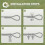 Lot de 4 serre-cables en acier inoxydable 3