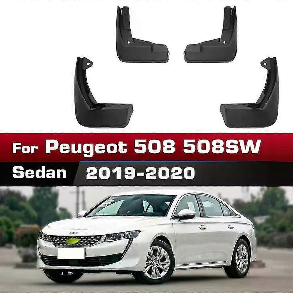 Peugeot 508 Sedan 508Sw 2019 2020 Fender Mudguard Splash Flaps Set Of 4 Car Accessories 9152359430364