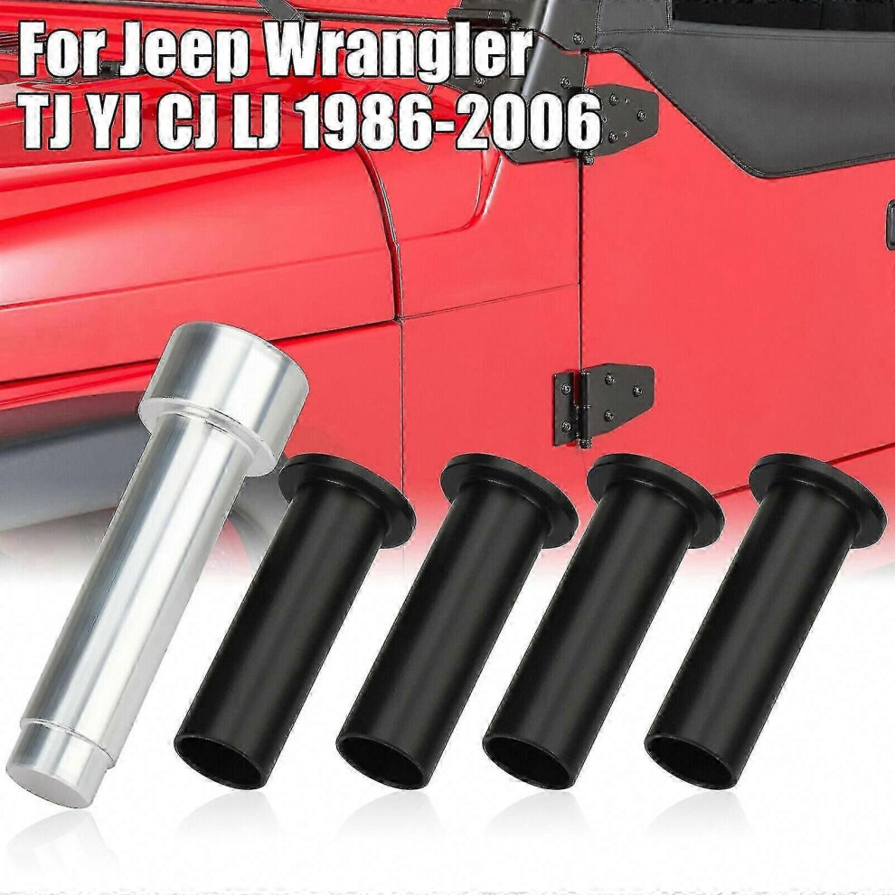 Jeep Wrangler Tj Yj Cj Lj 1986-2006 Door Hinge Pin Liners Bushings Repair Tool Kit 9152359430685