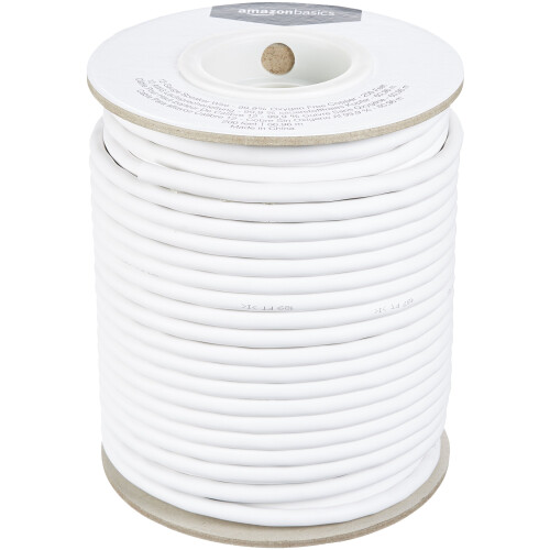 Amazon Basics 12-Gauge Speaker Wire - 99.9% Oxygen Free Copper, 61 m