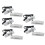 5Pair Rear License Plate Light and Trunk Release Switch for 1