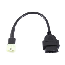 6 Pin to OBD 16 Pin Adapter OBD2 Fault Diagnostic Cable compatible KTM Duke RC 2011 - 2017 Motorcycles