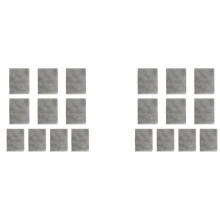 20Pieces Plastic Welding Mesh Reincompatiblecing Stainless Steel Wire Mesh Screen compatible Thermoplastic Repairs