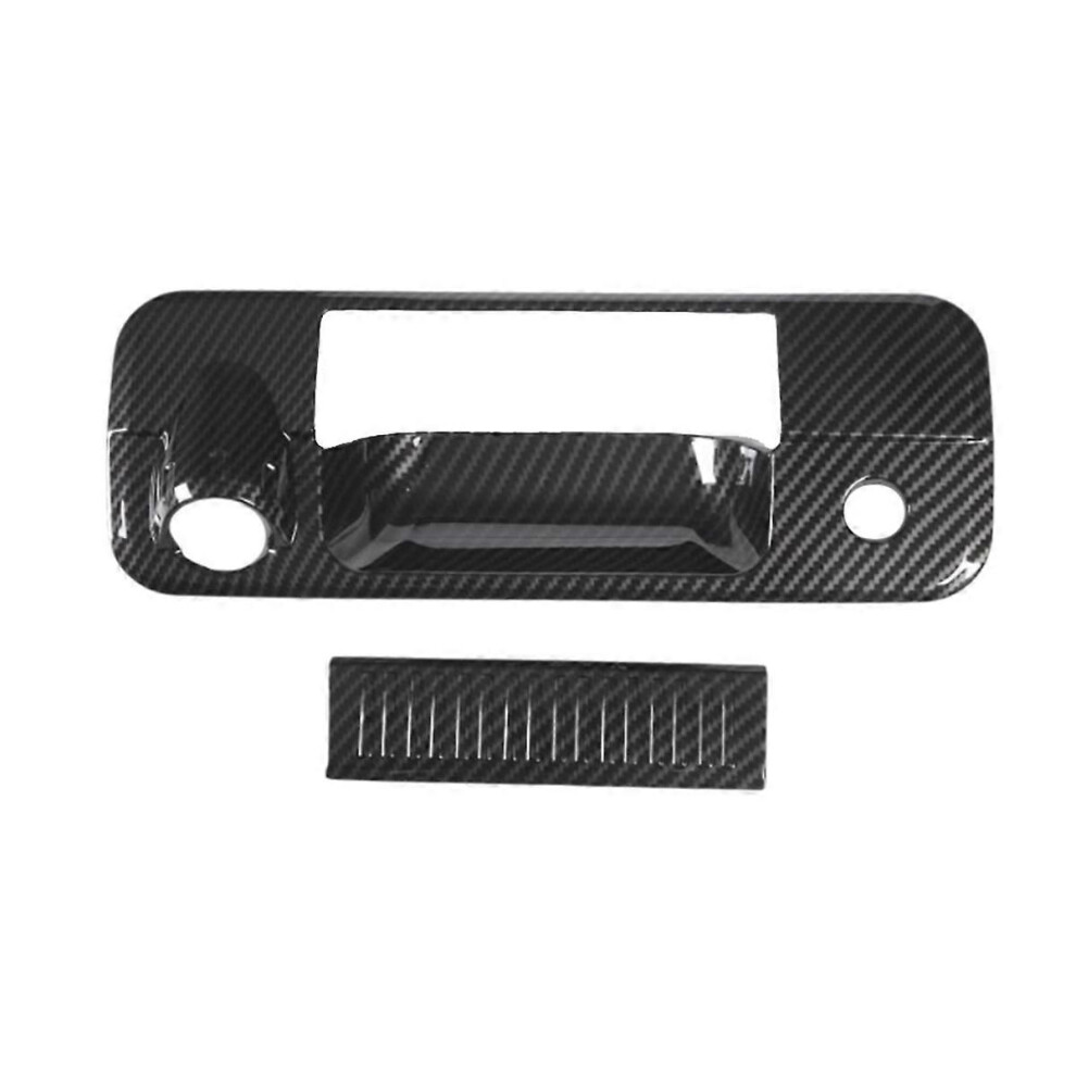 Car Tailgate Handle Cover For Toyota Tundra 2007-2013, Carbon Fiber 9152359433167
