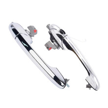 1Pair Exterior Door Handle Front Driver & Passenger Side Door Outer Hand compatible 735451696, 735451697