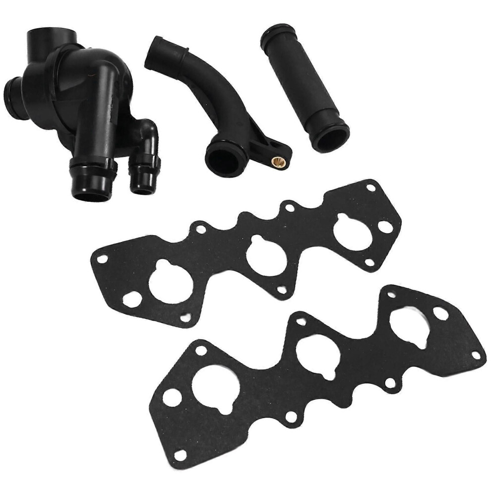Car Coolant Thermostat Pipe And Elbow Kit For Land Rover Freelander 2002-2005 Pep101970l Pep103580 Pem000030 Lkj100992l 9152359450898