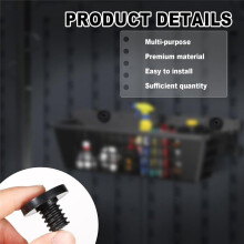6 Stuks Vervangende Bouten voor Opslagloodsen, Premium ABS Vervangende Onderdelen Bouten Schroeven Accessoires voor Opslagloodsen