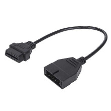 Car Diagnostic Tool OBD2 Connector Adapter for Gm 12 Pin to OBD2 16 Pin Cable Auto Scanner Adapter