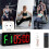 Gym Timer Clock for Tabata/FBG/EMOM - Large Workout Clock for Home Gym with Remote Control, Count Down & Up EU Plug 4