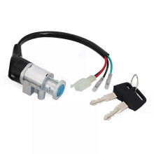 Compatible con Honda Spree NQ50 1984-1987. Cilindro de interruptor de arranque de motocicleta con 2