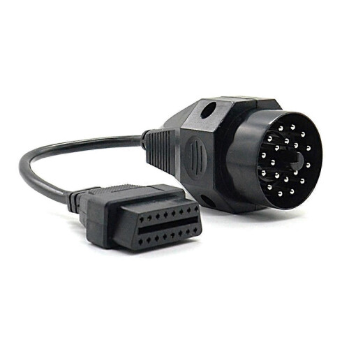 OBDII-adapter compatibel met 20-pins naar OBD2 16-pins interfaceconnector, compatibel met E36, E39,