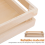 2St Tray Met Handvatten, Kinderkamer Opslagmanden 5