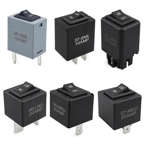 9038 Relay Bypass Switch Kit, Replace 9036 9037, Relay Tester Diagnostic Scan Tool Relay Bypass Master Kit, 6-Pack