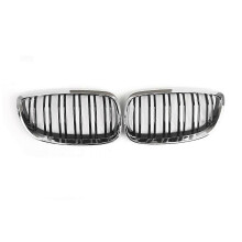 Njurgrill fram, dubbellamellgrill, racinggrill, kompatibel med BMW 3-serie E92 E93 Coupé 2006-2010,
