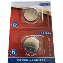 Panasonic Pack Of 2 Lithium CR2016 3V batteries Coin Cell Multi-Purpose New