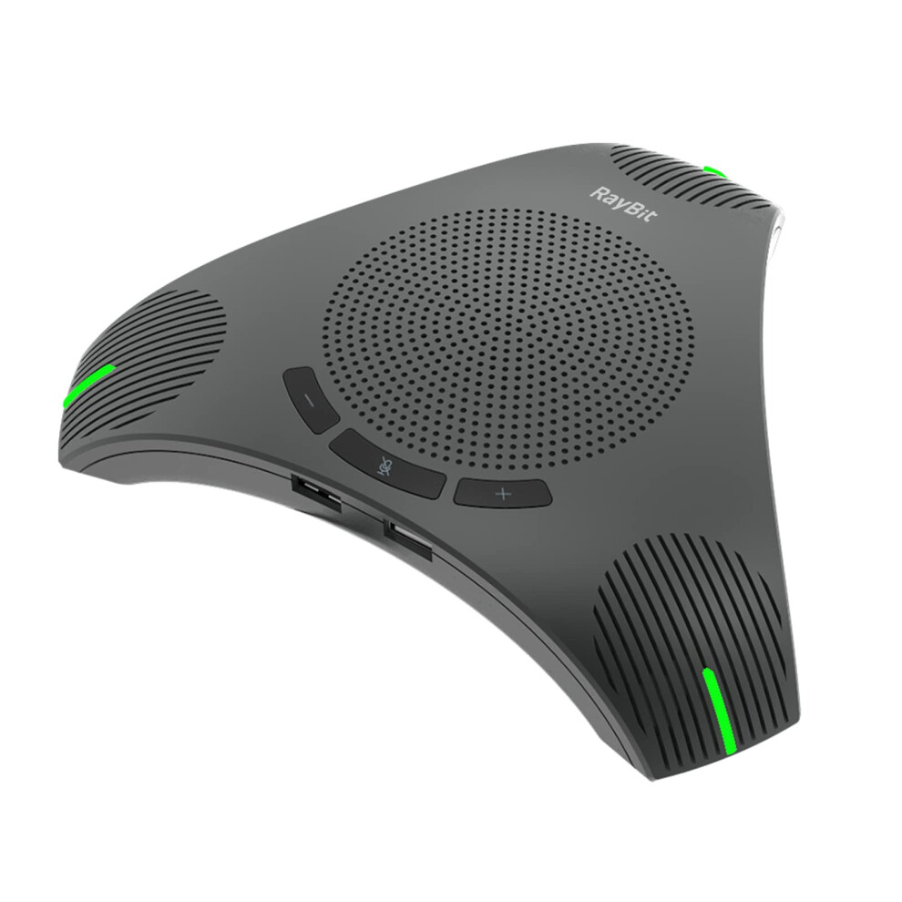 Raybit Conference Speaker And Microphone For 8-10 People Business Meetings, Usb Speakerphone With 360 Omnidirectional Mics For Voip Calls/Skype/Team 41720776