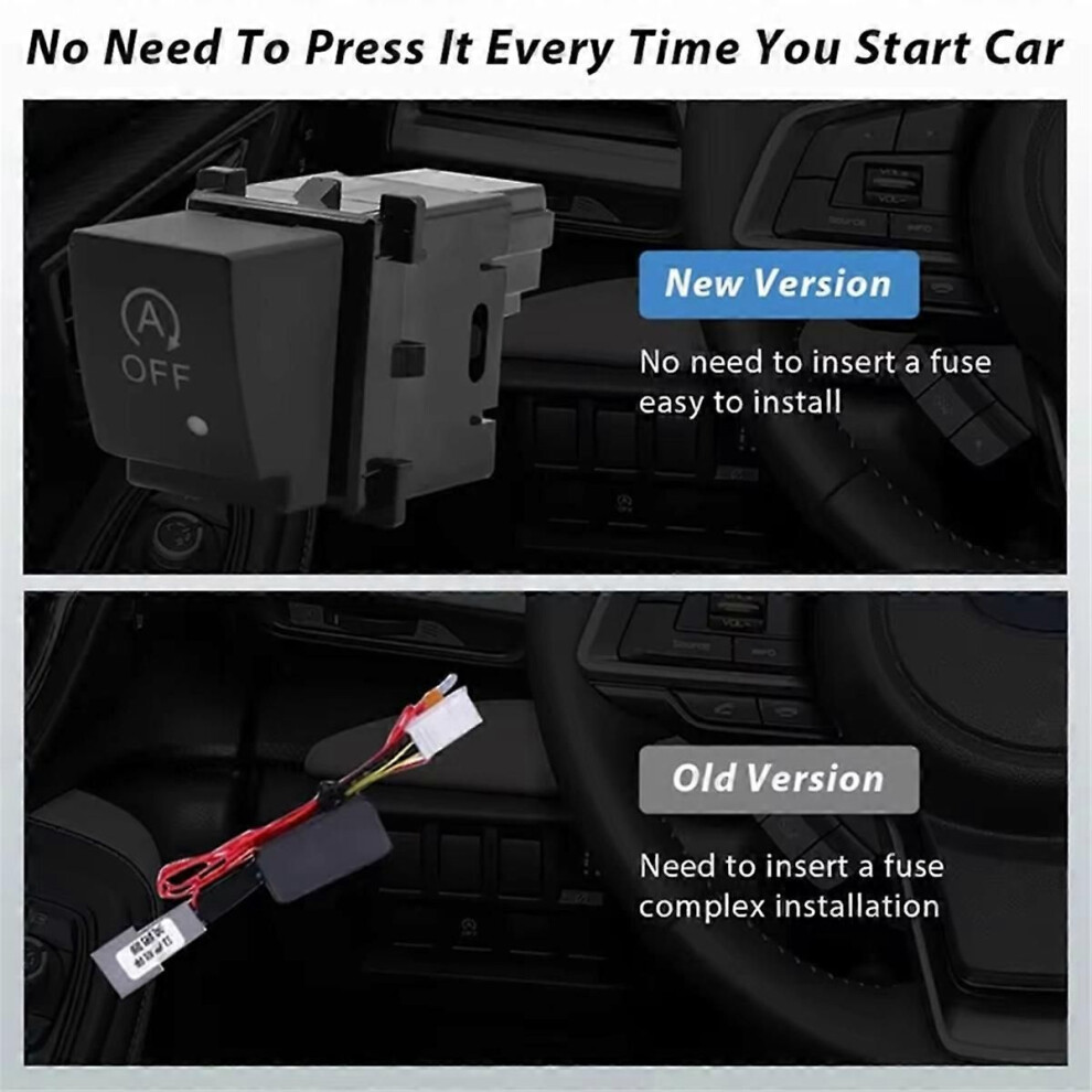 For Forester 2019-2022 Legacy 2017-2020 2015-2020 Xv 2018-2022 Auto Start Stop Eliminator A-Off Switch 9152359447553