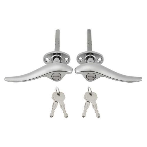 2Pcs Car Door Outside Locking Handles 32 MATCHING LOCKS 1