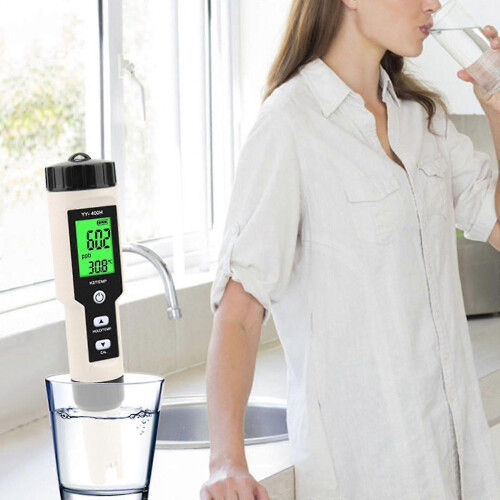 High Precision Backlit H2/Hydrogen Water Tester, Portable LCD Meter for Hydrogen Detection 2