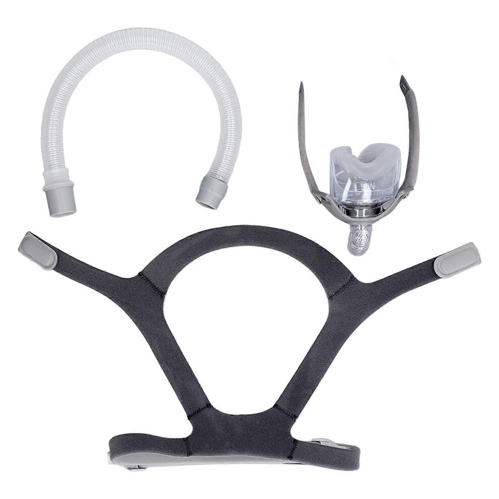 Breathing Machine Nasal Cover 360 Degrees Rotation Adapter Nose Cover with Headgear for N5B S