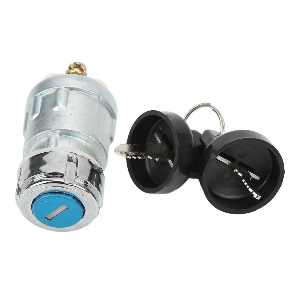 Ignition Start Switch, Off On Start Position, 3 Contact Terminals With 2 Keys For Motorcycle Go Kart 9152359469623