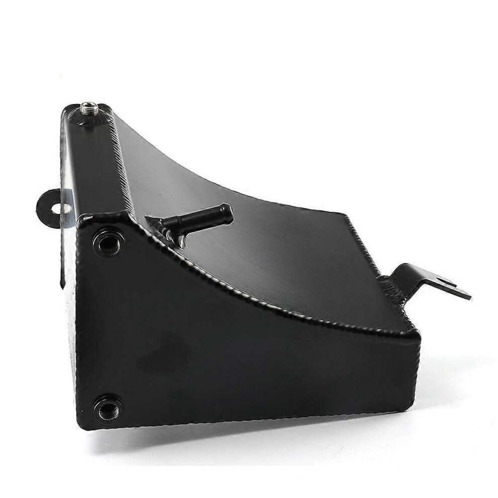Aluminum 1.5L Coolant Overflow Tank For Nissan 240Sx 240Sx S13 Sr20det Ka24de Ka24e Ka24 Auxiliary Cooling Kettle Black 9152359449748