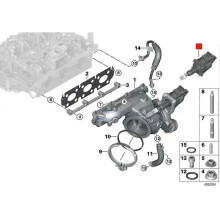 11657638783 11657647115 Attuatore valvola wastegate per auto compatibile con BMW F10 F11 F18 520I 523I