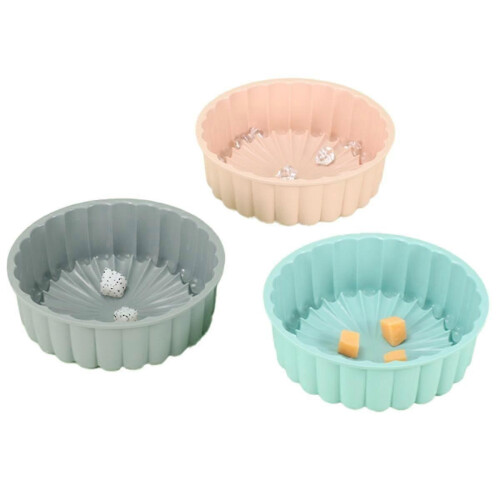3-teiliges Silikon-Kuchenform-Set, multifunktionale runde DIY-Backform 1