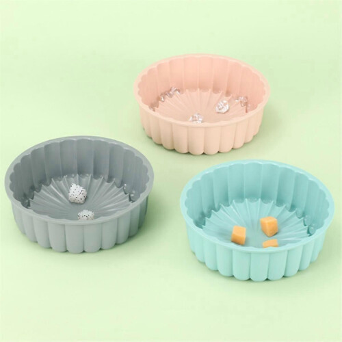3-teiliges Silikon-Kuchenform-Set, multifunktionale runde DIY-Backform 2