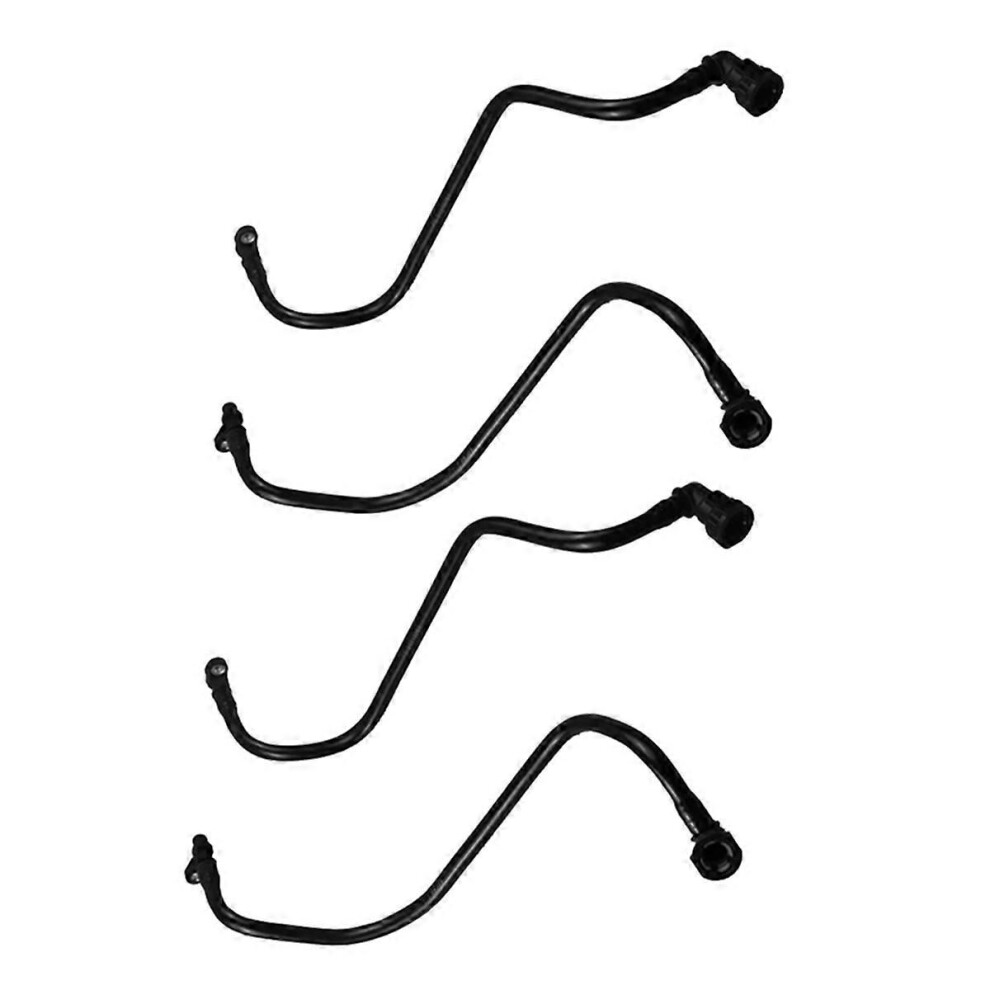 4Pcs 31319280 31319281 Mission Radiator Oil Pipe Lower &Upper Oil Line Hose For S80 09-15 S60 Xc60 9152359452601
