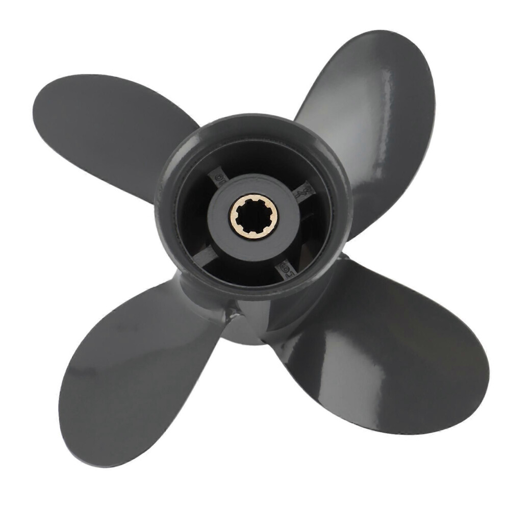 Propeller 4 Blade 9 1/4X10 For And Outboard Bf8d/Bf9.9d Bf9.9/Bf15a Bf15d/Bf20 8 Splines 58134-Zv4-010Ah 9152359451215