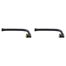 2x R022508 LR065344 compatibel met Land Rover Range Rover Evoque L538 Emissieregeling Carterslang Luchtinlaatslang